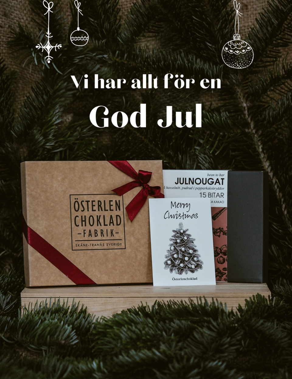 Lyxig choklad för en god jul