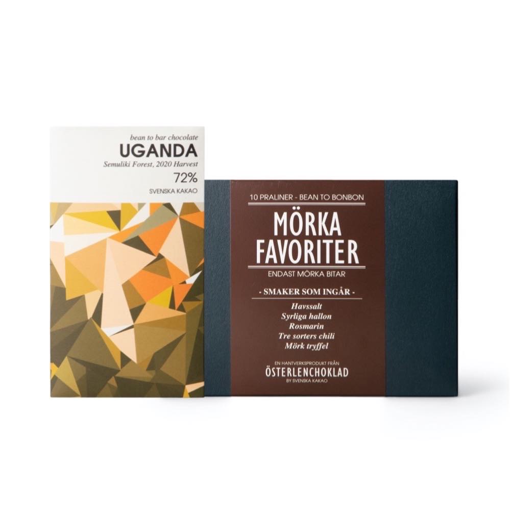 Chokladbud med fina mörka tryfflar