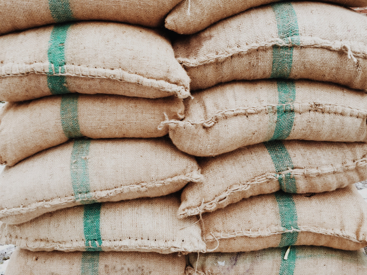 Jute sack - Cocoa sacks with print