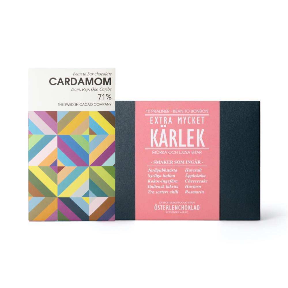 Chokladbud för kärlek och romantiska gåvor