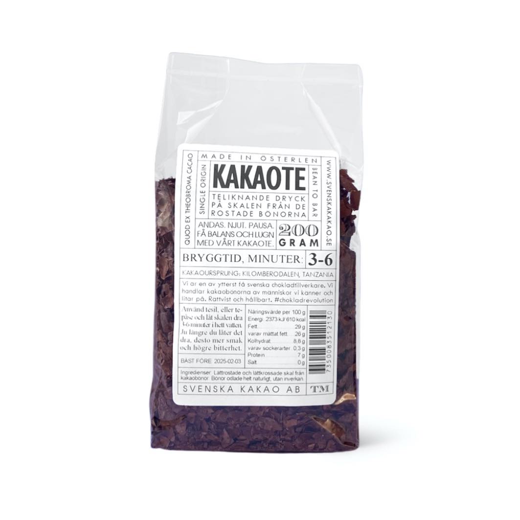 Lyxigt kakaote av kakaoskal