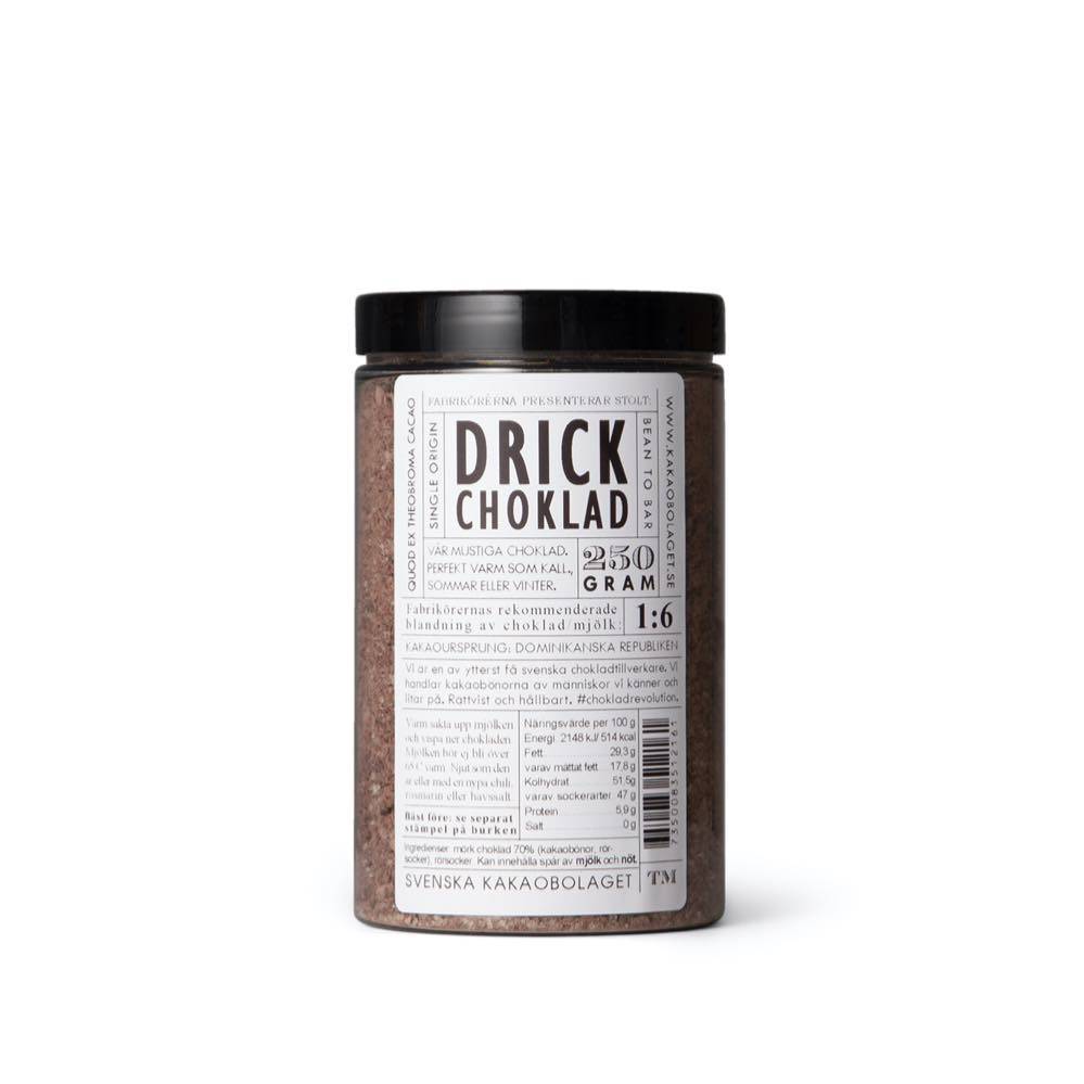 Lyxig varm choklad på mörk choklad