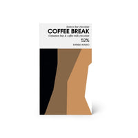 Mörk chokladkaka med smak av kaffe och kanelbulle