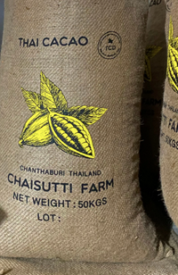 Jute sack - Cocoa sacks with print
