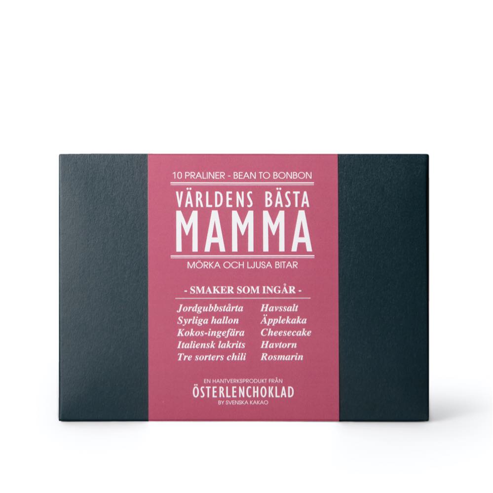 Presentask praliner världens bästa mamma