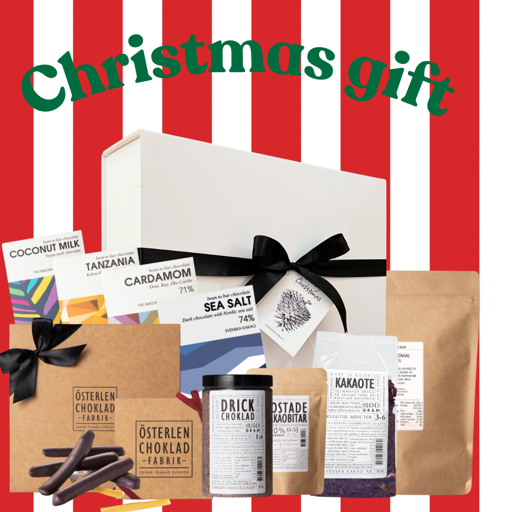 Deluxe julklappsbox fylld med choklad I Grande