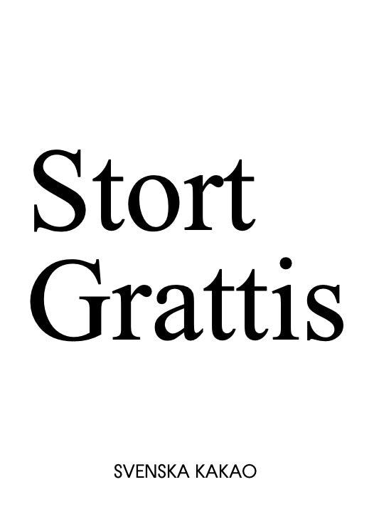 Digitalt presentkort på choklad med hälsningskort där det står grattis