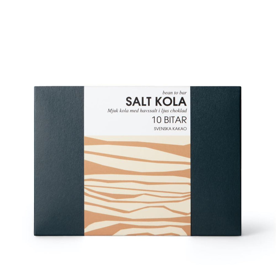 Presentask kolor saltkola och mjölkchoklad