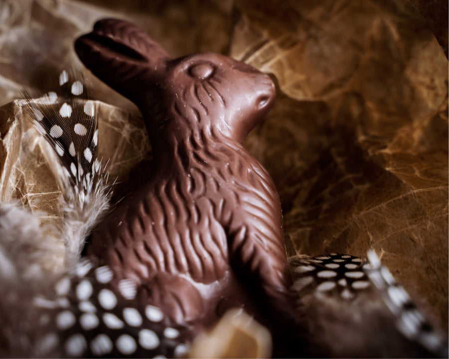 Chokladhare som påskpresent till barnen