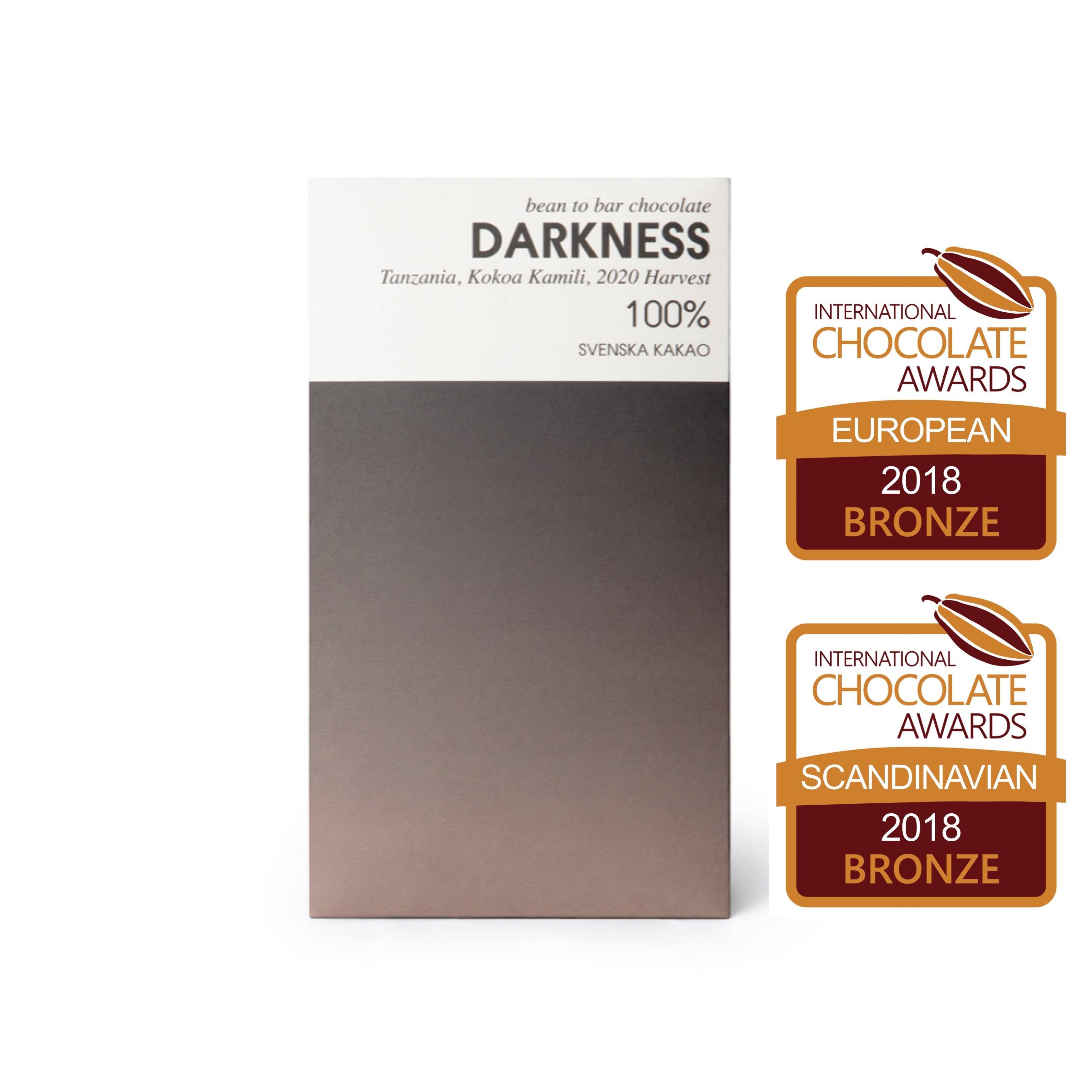 Pure dark chocolate without sugar | 100% sugar-free &amp; vegan
