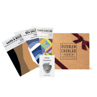 Presentkit Årets julklapp 550 sek - Handgjorda praliner och chokladkakor