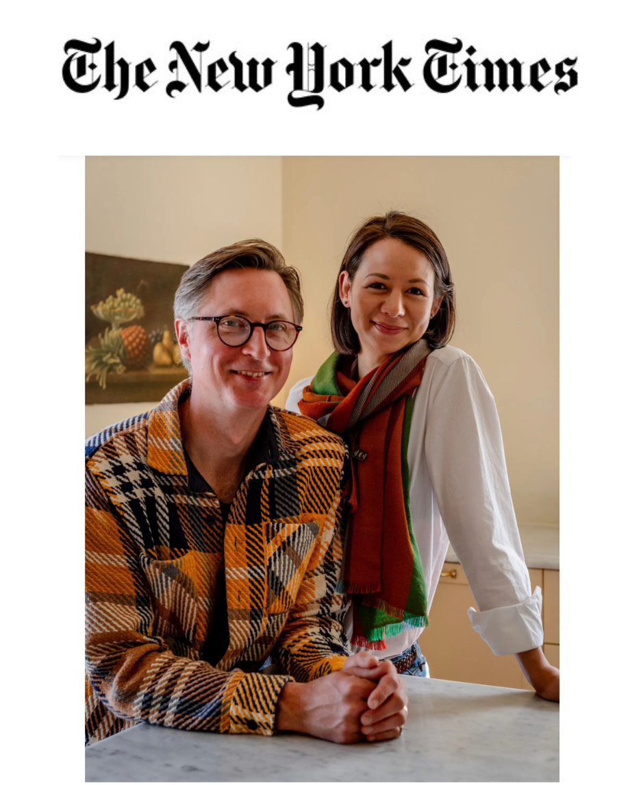 Picture of Ulrika Bergenkrans and Fredrik Bergenkrans. Founders of Svenska Kakao. By Hilary Swift for New York Times