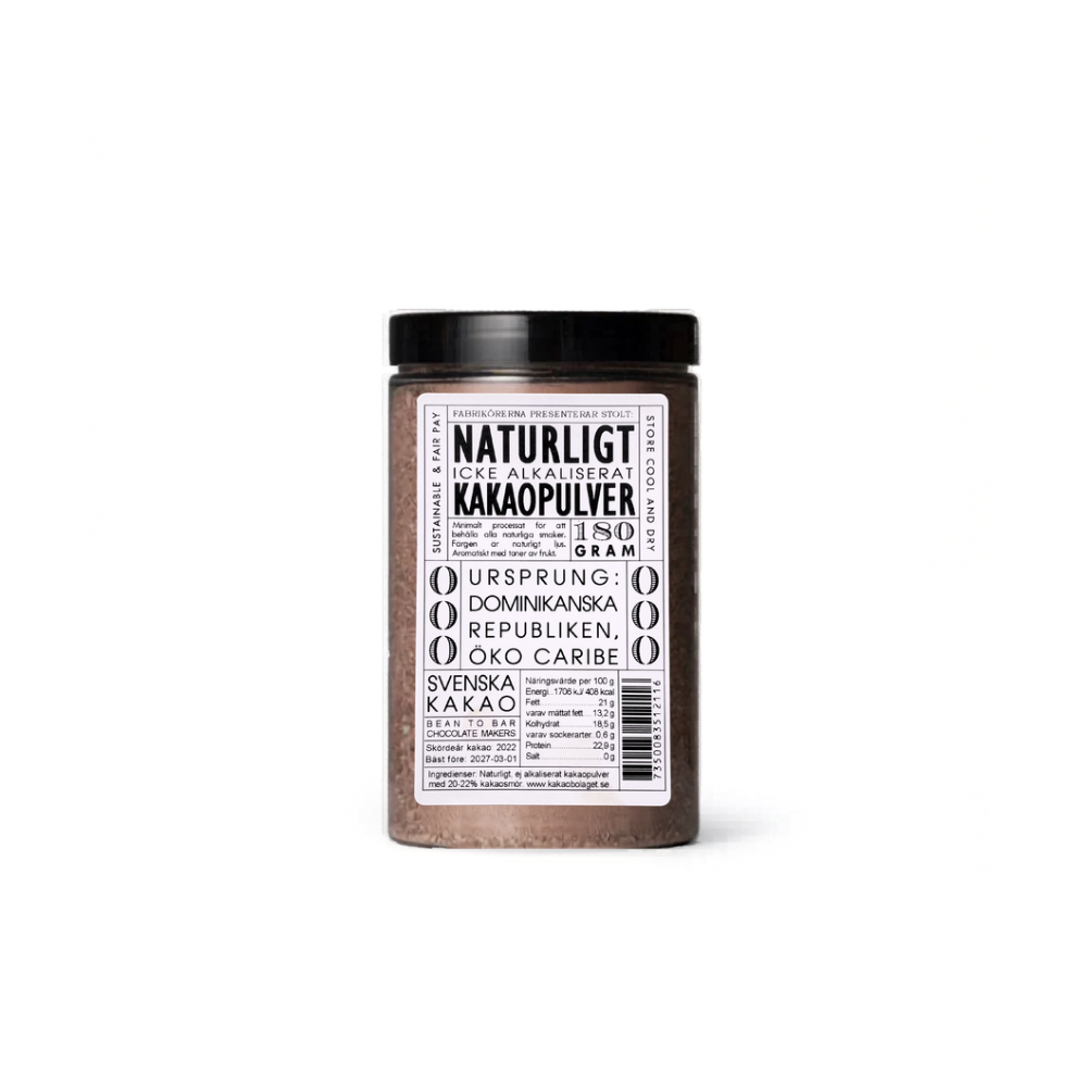 Natural cacao powder