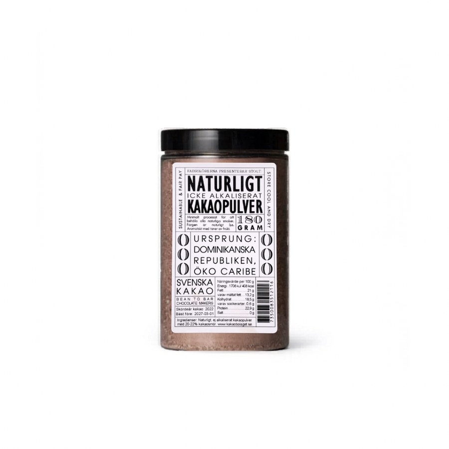 Natural cacao powder