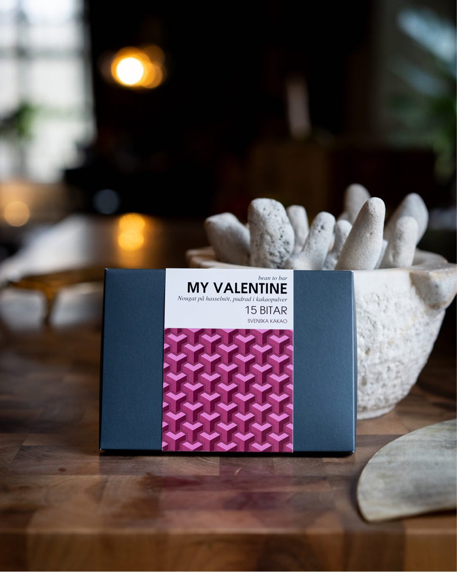 Chokladbud med Alla hjärtans dag tryfflar