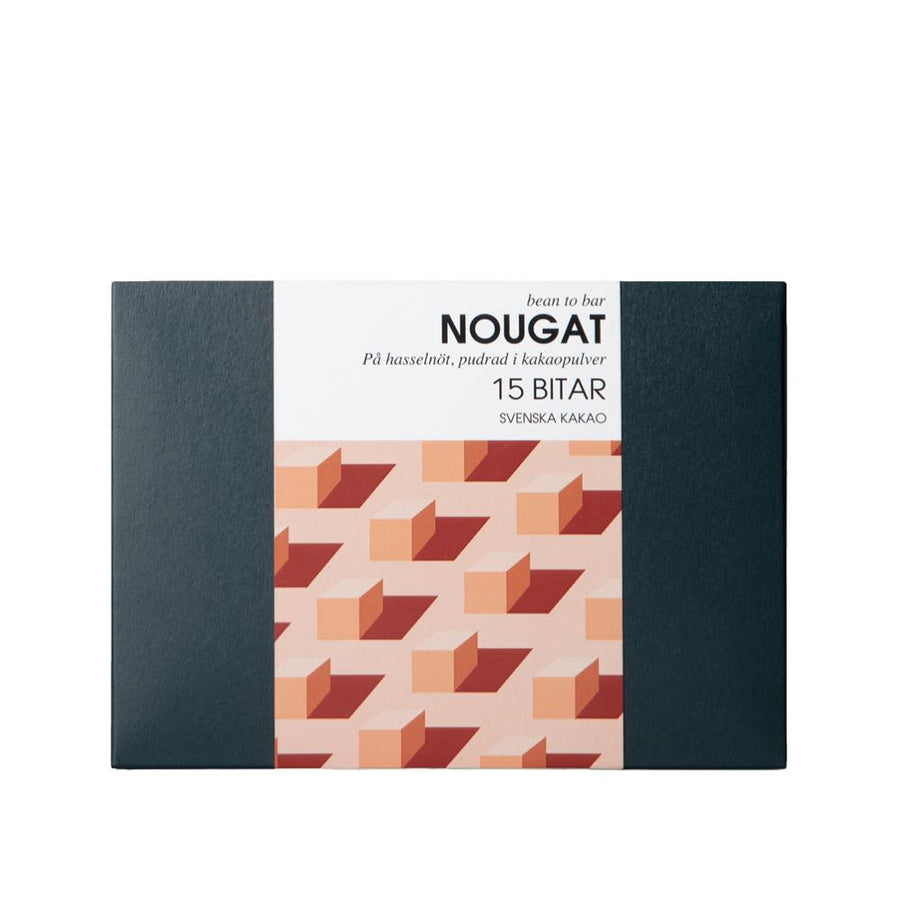 Presentask tryfflar med nougat och kakao