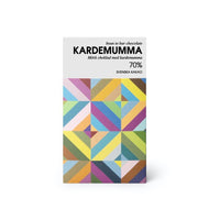 Chokladkaka med smak av kardemumma - Mörk choklad 70%