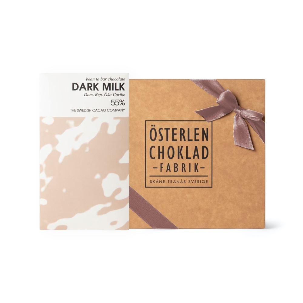 Chokladbud till brevlåda - hantverkspraliner och en chokladkaka Svenska Kakao 